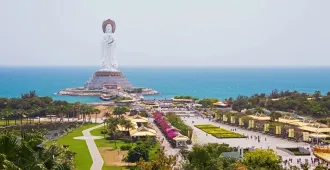 ทัวร์จีน ซานย่า ไหหลำ วัดหนานซาน เกาะดอกไม้ทะเล หมู่บ้านวัฒนธรรมเผ่าหลี