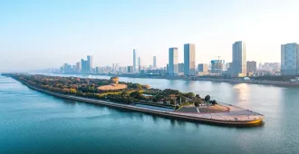 ทัวร์จีน ฉางซา ชีซิงซาน อุทยานเขาชีซิงซาน สะพานกระจกอุทยานเขาชีซิงซาน สะพานอ้ายจ๋าย เกาะส้ม