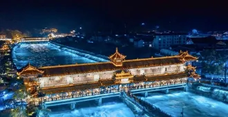 ทัวร์จีน เฉิงตู ตูเจียงเยี่ยน น้ำพุไม้ไผ่ หุบเขาแพนด้า สะพานหนานเฉียว