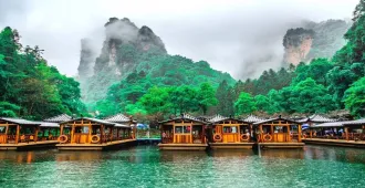 ทัวร์จีน ฉางซา จางเจียเจี้ย ภูเขาเจ็ดดาว ทะเลสาบเป่าเพิ่งหู เมืองโบราณฝูหรงเจิ้น