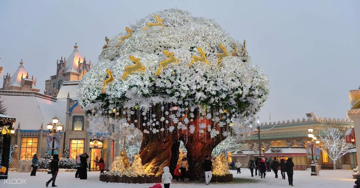 ทัวร์เกาหลี โซล เกาะนามิ สกีรีสอร์ท สวนสนุกเอเวอร์แลนด์ พระราชวังเคียงบกกุง