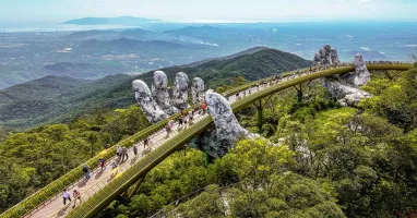 ทัวร์เวียดนามกลาง ดานัง ฮอยอัน สะพานมือทองคำ หมู่บ้านฝรั่งเศส นั่งกระเช้าบานาฮิลล์