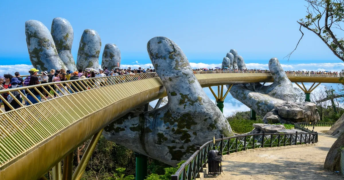 ทัวร์เวียดนามกลาง ดานัง ฮอยอัน สะพานมือทองคำ โบสถ์สีชมพู ล่องเรือกระด้ง
