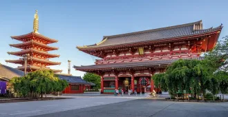 ทัวร์ญี่ปุ่น โตเกียว ฟูจิ วัดอาซากุสะ ลานสกีฟูจิเท็น เทศกาลประดับไฟซากามิโกะ