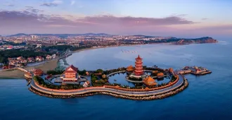 ทัวร์จีน ชิงเต่า เยียนไถ เว่ยไห่ ท่าเรือประมงไห่ชาง เรือบลูเวยส์ จุดชมวิวแปดเซียนข้ามทะเล