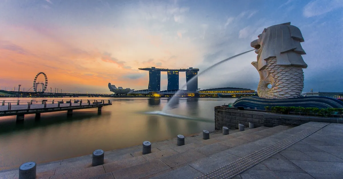 ทัวร์สิงคโปร์ เกาะเซ็นโตซ่า มารีน่าเบย์แซนด์ ยูนิเวอร์แซล สตูดิโอ เมอร์ไลอ้อน