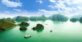 ทัวร์เวียดนามเหนือ ฮานอย ล่องเรือสำราญฮาลองเบย์ ยอดเขาตามด๋าว แกรนด์ เวิลด์