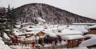ทัวร์จีน ฮาร์บิน ย่าปู้ลี่ หมู่บ้านหิมะ โบสถ์เซนต์โซเฟีย Harbin Ice and Snow World
