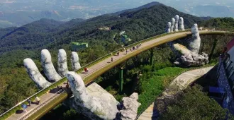 ทัวร์เวียดนามกลาง ดานัง เมืองโบราณฮอยอัน สะพานมือทองคำ วัดหลินอึ้ง