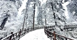 ทัวร์จีน เฉิงตู ภูเขาหิมะวาวู่ สี่ดรุณี สะพานหนานเฉียว
