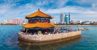 ทัวร์จีน ชิงเต่า สะพานจ้านเฉียว หมู่บ้านชาวประมงซาจื่อโข่ว พิพิธภัณฑ์เบียร์