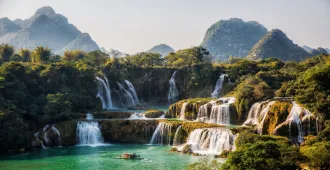 ทัวร์จีน หนานหนิง น้ำตกเต๋อเทียน ซานเหมินไห่ อุทยานหมิงซื่อ