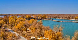 China South Xinjiang Kashgar Baisha Lake Karakul Lake Autumn - ทัวร์จีน ซินเจียงใต้ คัชการ์ ทะเลสาบไป๋ซาหู ทะเลสาบคาลาคู่เล่อ ป่าหูหยาง ใบไม้เปลี่ยนสี (บินภายใน 2 เที่ยว + ไม่ลงร้าน)