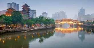 China Chengdu Siguniangshan  - ทัวร์จีน เฉิงตู สี่ดรุณี หมีเเพนด้ายักษ์  สะพานอันชุน (ลงร้าน)