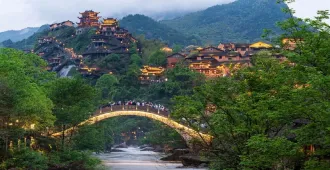 China Hangzhou Huangling Wangxian Valley Wu Ni Zhou - ทัวร์จีน หังโจว เที่ยวชมหุบเขาเทวดา วั่งเซียนกู่ หวงหลิ่ง หวู่หนี่โจว (ไม่ลงร้าน)
