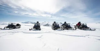Grand Iceland Reykjavik Langjokull - ทัวร์ไอซ์แลนด์ เรคยาวิค ขับสโนโมบิลชมทุ่งน้ำแข็งลางโจกูลและล่องเรือชมปลา วาฬ 