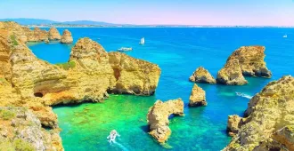 Portugal Porto Benagil Cave Costa Nova - ทัวร์โปรตุเกส ปอร์โต้ ถ้ำเบนากิล หมู่บ้านคอสตาโนวา 