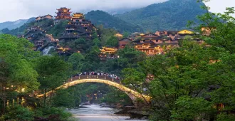 China Changsha Huangling Shangrao wangxiangu - ทัวร์จีน ฉางซา หวงหลิง ซางเหร่า สัมผัสความสวยงามที่หุบเขาเทวดาหวั่งเซียนกู่