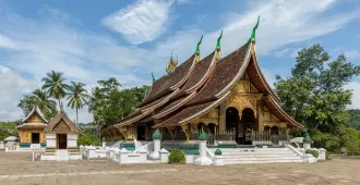 Laos Vientiane feuang Vang Vieng Luang Prabang  Wat Xiengthong - ทัวร์ลาว เวียงจันทน์ เฟือง วังเวียง หลวงพระบาง วัดเชียงทอง 