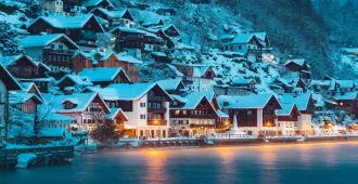 Europe Austria Czech Republic Slovakia Hallstatt Winter - ทัวร์ยุโรป เชก ออสเตรีย สโลวาเกีย เยือนฮัลสตัทหมู่บ้านมรดกโลกและเที่ยวเมืองคาร์โลวีวารี