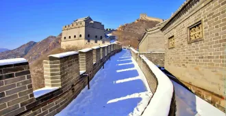 China Beijing Cool Snow Great Wall of China Juyongguan Ski Snow World - ทัวร์จีน ปักกิ่ง กำแพงเมืองจีน ด่านจวียงกวน ลานสกี (ลงร้าน + พักโรงแรมอาบน้ำแร่ 1 คืน)
