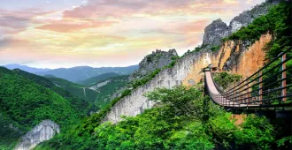 China Chongqing Nanchuan Wulingshan Great Rift Valley - ทัวร์จีน ซุปตาร์...ฉงชิ่ง หนานชวน เที่ยวชมหุบเขารอยแยกอู่หลิงซาน (ไม่ลงร้าน)