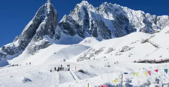 China Kunming Lijiang Shangri-La Dali Songzanlin Monastery Jade Dragon Snow Mountain - ทัวร์จีน ซุปตาร์ คุนหมิง ลี่เจียง แชงกรีล่า ต้าหลี่ วัดลามะซงจ้านหลิน นั่งรถไฟชมความอลังการของ ภูเขาหิมะมังกรหยก (ไม่ลงร้าน)