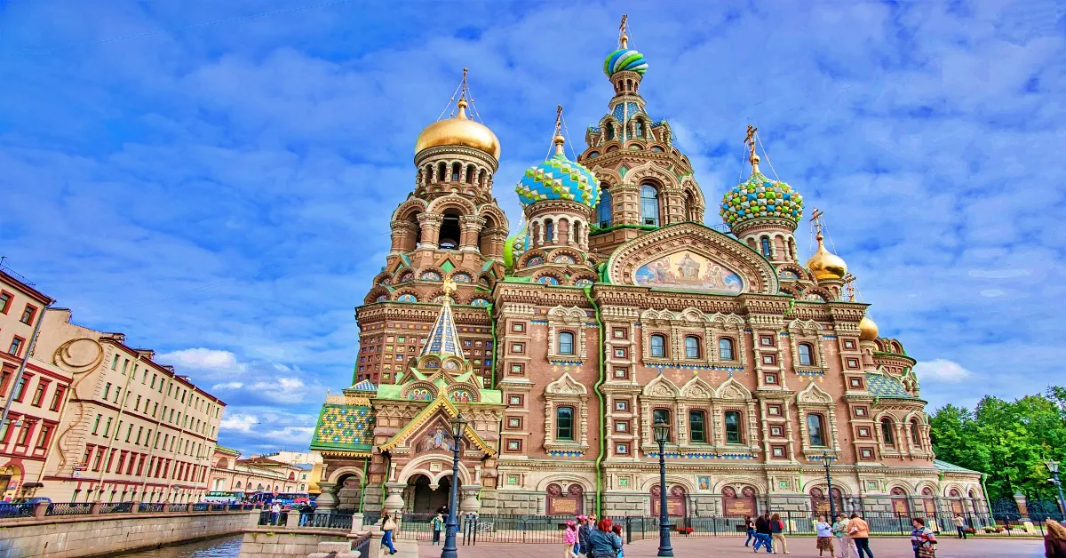 Grand Russia Moscow Zagorsk Saint Petersburg Church of the Savior on Spilled Blood - ทัวร์แกรนด์รัสเซีย มอสโคว์ ซาร์กอร์ส เซนต์ปีเตอร์สเบิร์ก เข้าชมโบสถ์หยดเลือด