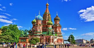 Grand Russia Moscow Zagorsk Saint Petersburg Saint Basil Cathedral - ทัวร์แกรนด์รัสเซีย มอสโคว์ ซาร์กอร์ส เซนต์ปีเตอร์สเบิร์ก มหาวิหารเซ็นต์บาซิล 