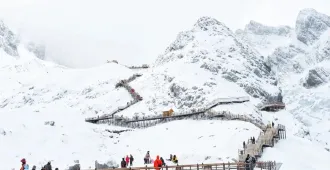 China Kunming Dali Shangri-La Lijiang Jade Dragon Snow Mountain - ทัวร์จีน คุนหมิง ต้าหลี่ แชงกรีล่า ลี่เจียง ชมอุทยานภูเขาหิมะมังกรหยก (ไม่ลงร้าน)
