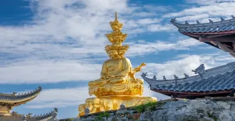 China Chengdu Emei Mountain Four Girls Snow Mountain Ngo Bai - ทัวร์จีน เฉิงตู เอ๋อเหมยซาน สี่ดรุณี ภูเขาหิมะวาวู่ซาน ภูเขาง้อใบ๊ นั่งกระเช้าขึ้น2ยอดเขาสุดฟิน(ไม่ลงร้าน)