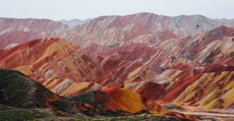 China Lanzhou Zhangye - ทัวร์จีน หลานโจว จางเย่ เส้นทางสายไหม ภูเขาสายรุ้ง ภูเขาหิมะเทียนซาน (ไม่ลงร้าน)