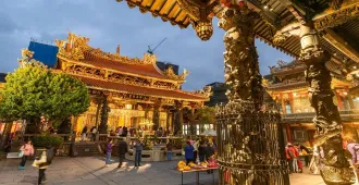 Taiwan Taipei Lungshan Temple - ทัวร์ไต้หวัน มหัศจรรย์...ไทเป วัดหลงซาน
