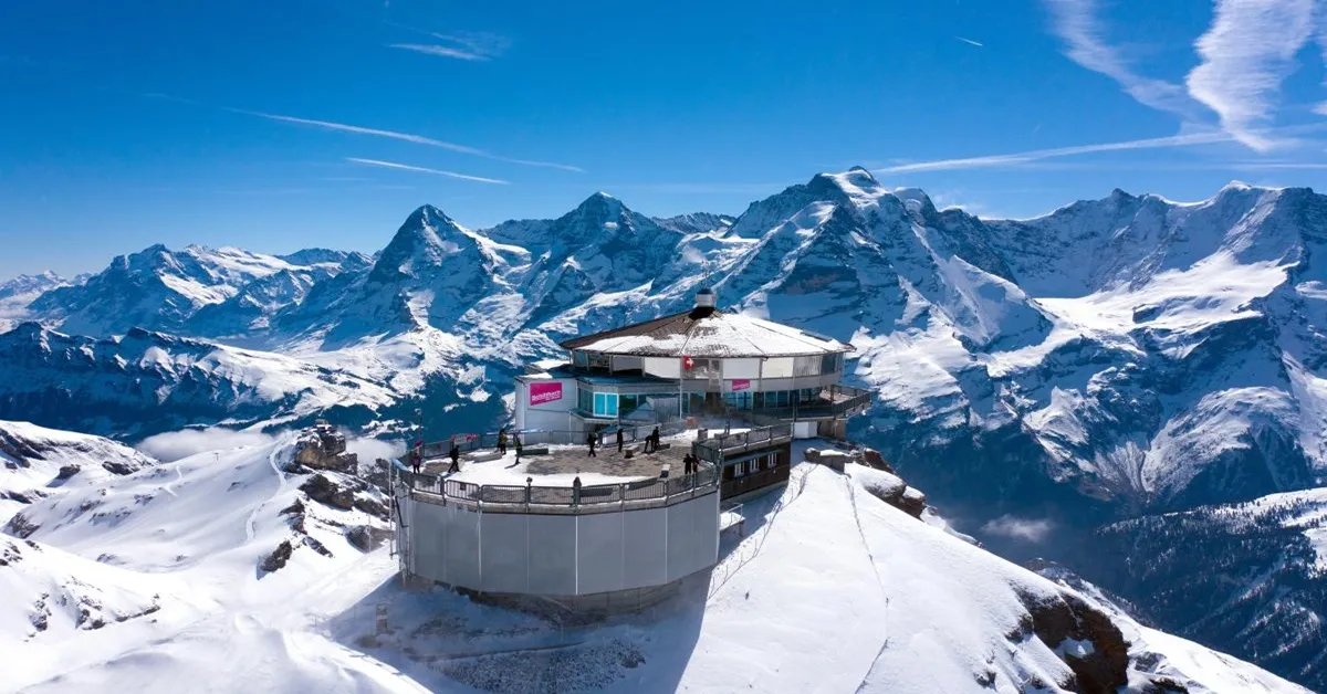 Europe Italy Switzerland Schilthorn - ทัวร์ยุโรป อิตาลี สวิตเซอร์แลนด์ พิชิตยอดเขาซิลธอร์น 007 และชมวิวหลักล้านที่หมู่บ้านมูร์เร่น