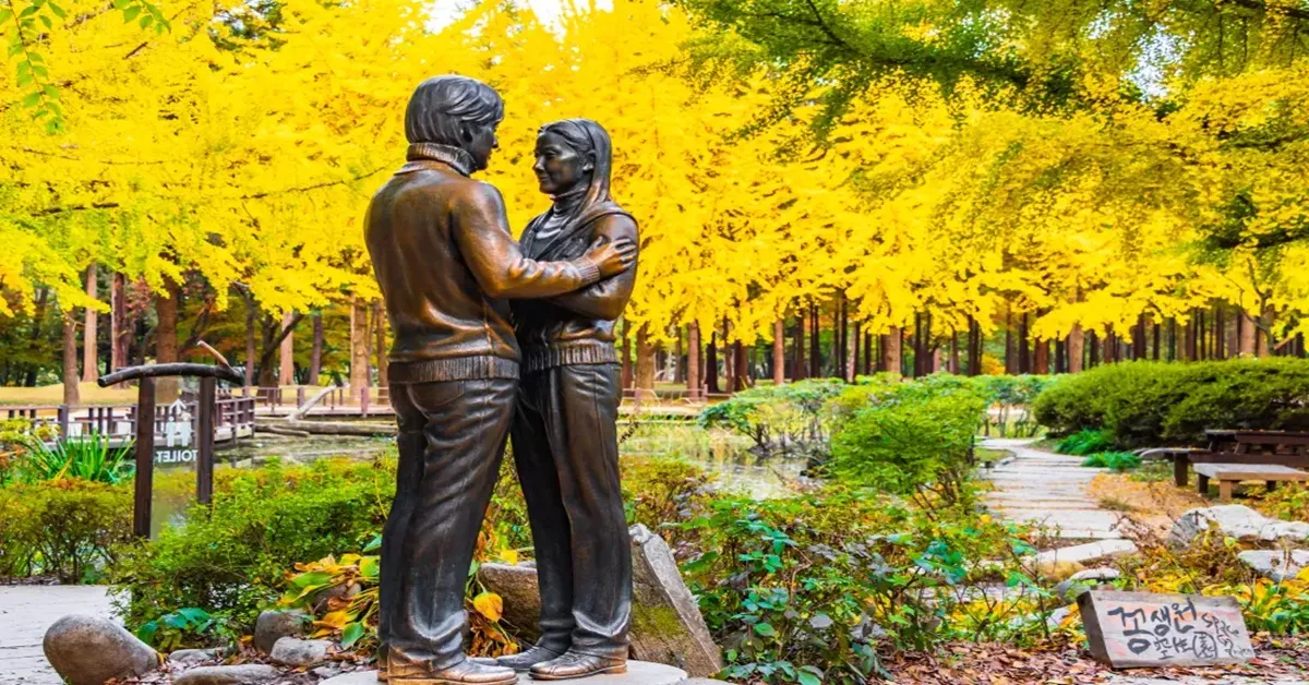 South Korea Seoul Beauty Autumn - ทัวร์เกาหลี โซล อิสระทำสวย หล่อ ย่านคังนัม ใบไม้เปลี่ยนสี 