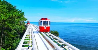 South Korea Busan Yeosu Sky capsule Haeundae Blue Line Park - ทัวร์เกาหลีใต้ ปูซาน ยอซู ตื่นตาตื่นใจกับรถไฟจิ๋วสกายแคปซูล 