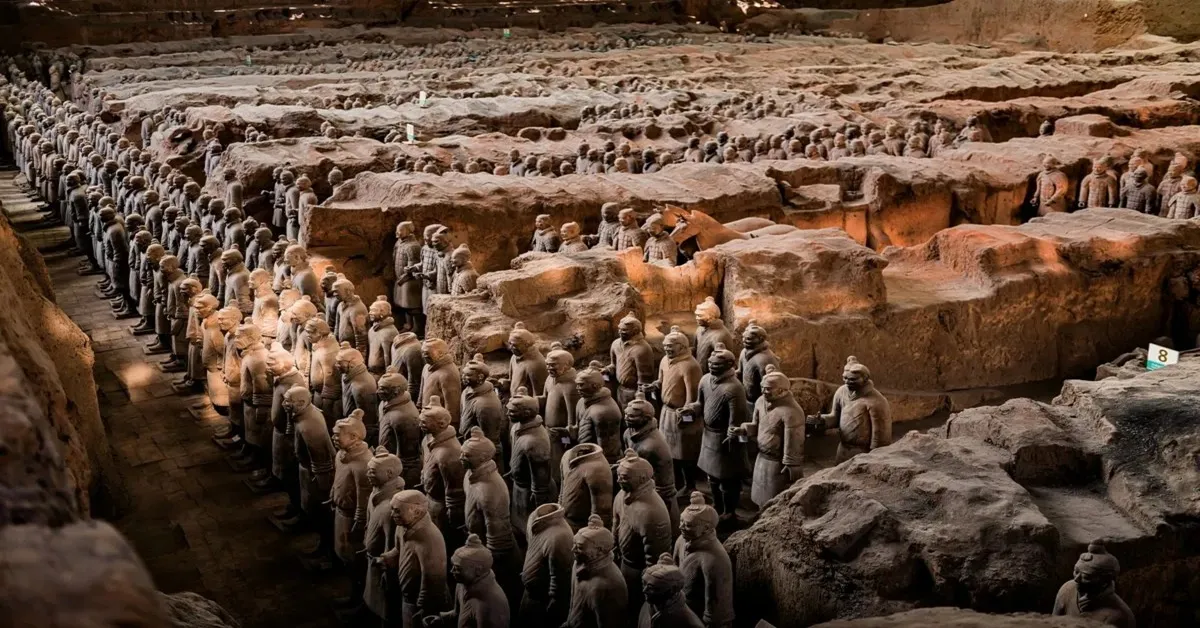 China Xi'an Luoyang Terracotta Army - ทัวร์ตจีน ซีอาน ลั่วหยาง ชมสุสานทหารจิ๋นซี (ไม่ลงร้าน)