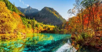 China Chengdu Maoxian Chuanzhusi Jiuzhaigou - ทัวร์จีน เฉิงตู เม่าเสี้ยน ชวนจู่ซื่อ เที่ยวชมอุทยานแห่งชาติจิ่วจ้ายโกว (ไม่ลงร้าน)
