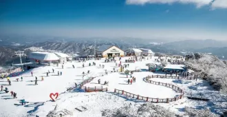 South Korea Seoul Flying's Snow - ทัวร์เกาหลี โซล เล่นสกี ขึ้นบอลลูน ชมวิวเมืองซูวอน