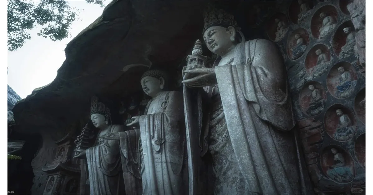 ทัวร์จีน ฉงชิ่ง หงหยาต้ง ชมหน้าผาแกะสลักต้าจู๋ (ไม่ลงร้าน+อิสระ 1 วัน)