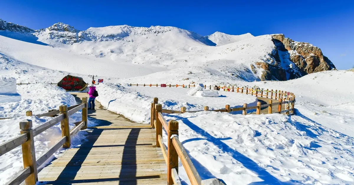  China Chengdu Siguniangshan Jiuzhaigou Dagu Glacier - ทัวร์จีน เฉิงตู สี่ดรุณี จิ่วจ้ายโกว ต๋ากู๋ปิงชวน นั่งรถไฟความเร็วสูง (ไม่ลงร้าน)