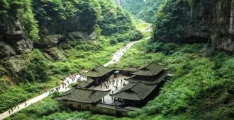 China Chongqing Wulong Fairy Mountain - ทัวร์จีน ฉงชิ่ง อู่หลง เขานางฟ้า หลุมบ่อฟ้า (ไม่ลงร้าน)