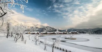 China Chengdu Bipenggou Xiling Snow Mountain - ทัวร์จีน เฉิงตู ปี้เผิงโกว สกีซีหลิง (ไม่ลงร้าน)