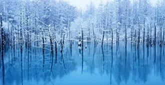 South Korea Japan Hokkaido Seoul Shirogane Blue Pond - ทัวร์เกาหลีใต้ ญี่ปุ่น ฮอกไกโด โซล เที่ยวชมบ่อน้ำสีฟ้าชิโรกาเนะ
