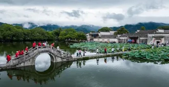 China Hangzhou Huangshan - ทัวร์จีน หังโจว หวงซาน ชมหมู่บ้านโบราณหงชุนและป่าในน้ำทะเลสาบชิงซา(ไม่ลงร้าน)