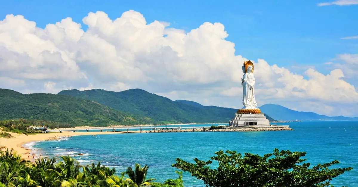 China Condor Hiso Hainan Sanya Nanshan Temple Guan Yin - ทัวร์จีน ไฉไล ไหหลำ ซานย่า วัดพุทธหนานซาน ขอพรเจ้าแม่กวนอิมริมทะเล 