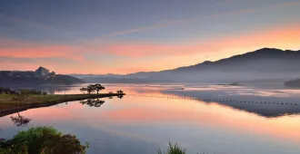 Taiwan Taichung Nantou -  ทัวร์ไต้หวัน ไต้หวัน ไถจง หนานโถว ล่องทะเลสาบ หมู่บ้านโบราณจิ่วเฟิ่น 