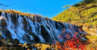 China Chengdu Jiuzhaigou Siguniangshan Huanglong Pearl Shoal Waterfall - ทัวร์จีน เฉิงตู จิ่วจ้ายโกว สี่ดรุณี หวงหลง เที่ยวชมน้ำตกธารไข่มุก (ไม่ลงร้าน)