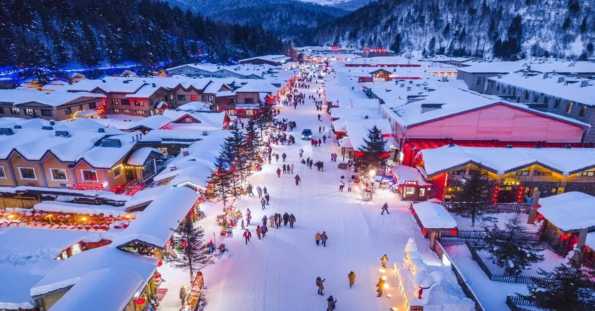 China Harbin Qingdao Yabuli Mutanjiang Snow Town - ทัวร์จีน มหัศจรรย์ ฮาร์บิน ชิงเต่า ยาบูลี่ มู่ตันเจียง หมู่บ้านหิมะ (ไม่ลงร้าน)