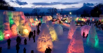 Japan Hokkaido Sapporo Toya Snow Land Ice & Snow Festival - ทัวร์ญี่ปุ่น ฮอกไกโด ซัปโปโร สนุกกับกิจกรรมลานหิมะและ ชม 2 เทศกาลหิมะ